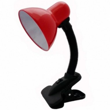 Настольная лампа на прищепке E27 1х60W TLI-202 Artstyle 52624 цвет красный — Городок мастеров