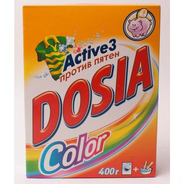 Стиральный порошок для цветных тканей Dosia &quot;Color&quot; 400 г автомат/ручная стирка — Городок мастеров