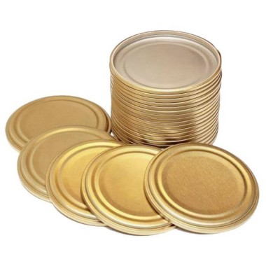 Набор крышек для консервирования СКО 1-82 50 шт цвет золото — Городок мастеров