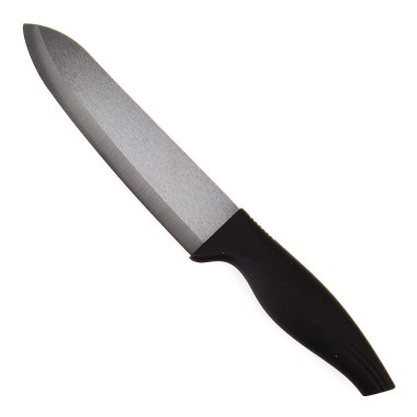 Нож кухонный керамический 15 см Nouvelle Daily черное лезвие 9903468 — Городок мастеров