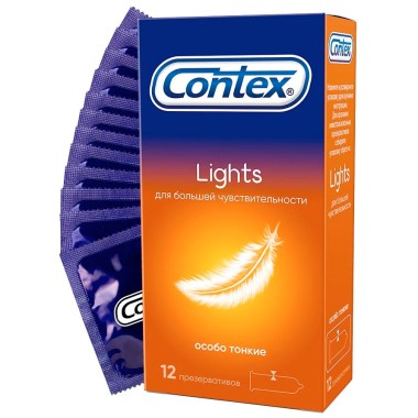 Презервативы Contex Lights №12 особо тонкие — Городок мастеров