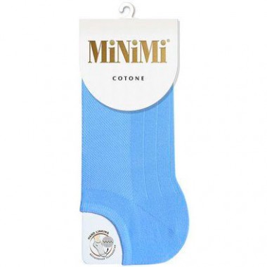 Носки женские укороченные Миними Cotone 35-38 размер, цвет голубой — Городок мастеров