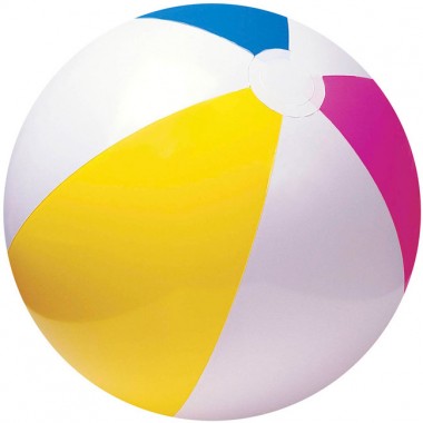 Мяч надувной пляжный цветной 61 см от 3 лет — Городок мастеров