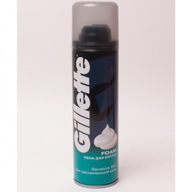 Пена для бритья Gillette Чувствительная кожа 200 мл — Городок мастеров
