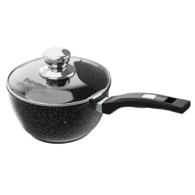 Ковш АПП Мечта Гранит black н/р с/кр 1,2л — Городок мастеров