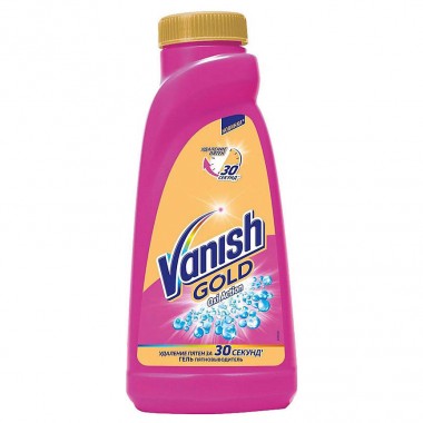 Пятновыводитель жидкий для цветных тканей Vanish Gold &quot;OxiAction&quot; 450 мл — Городок мастеров