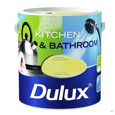 Краска для кухонь и ванных Dulux Kitchens&amp;Bathrooms мат 2,5л — Городок мастеров
