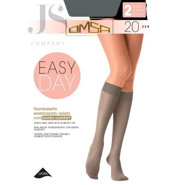 Гольфы женские Omsa &quot;Easy Day&quot; 20 Den S/M цвет мокрый асфальт 2 шт — Городок мастеров