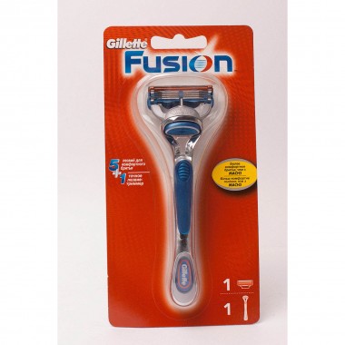 Станок для бритья мужской Gillette Fusion + 1 кассета — Городок мастеров