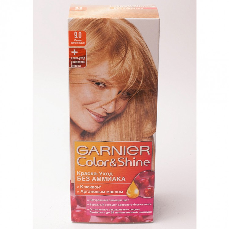 Отзывы краска garnier color. Краска Garnier Color 9.0. Краска для волос русый гарньер 9.0. Краска гарньер колор Шайн. Краска для волос Гарнье колор Шайн.