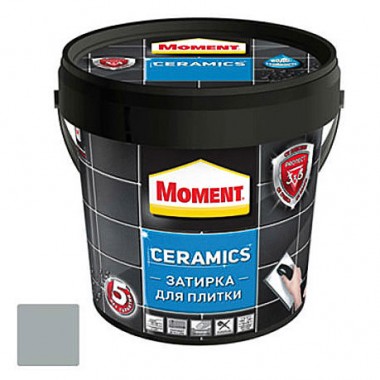 Затирка для плитки Moment Ceramics 1 кг цвет серый — Городок мастеров