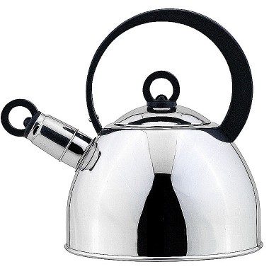 Чайник из нержавеющей стали 1,8 литра Regent Tea 93-TEA-25 со свистком — Городок мастеров