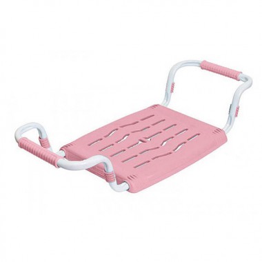 Сиденье в ванну раздвижное пластик СВ5 розовое — Городок мастеров