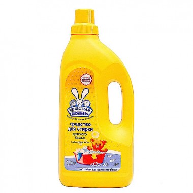 Жидкое средство для стирки детских вещей Ушастый нянь 1,2 литра — Городок мастеров