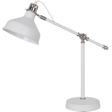 Настольная лампа Ультра Лайт HT-807 белый-никель 53345 — Городок мастеров