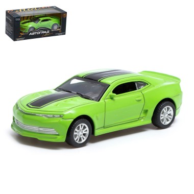 Игрушка машина металлическая Автоград &quot;Гонка&quot; инерционная, масштаб 1:43, цвет зеленый, 3+ — Городок мастеров