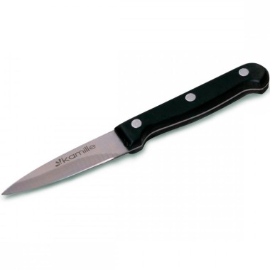 Нож кухонный для овощей 7,5 см Kamille из нержавеющей стали — Городок мастеров