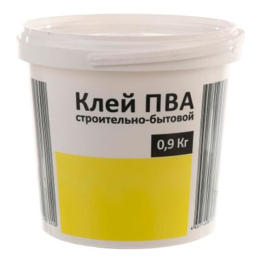 Клей ПВА строительно-бытовой 0.9 кг(6) 15418/14684 — Городок мастеров