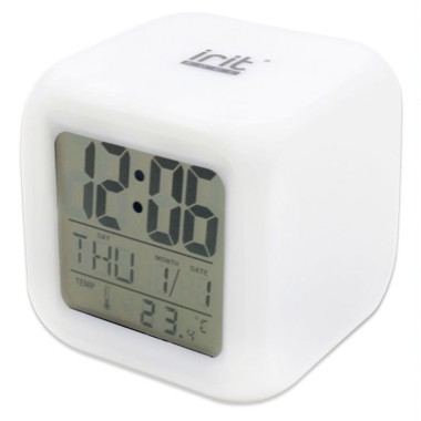 Будильник Irit IR-600 подсветка термометр календарь — Городок мастеров