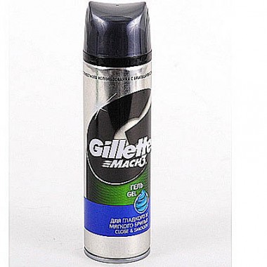 Гель для бритья Gillette Mach3 для мягкого бритья 200 мл — Городок мастеров