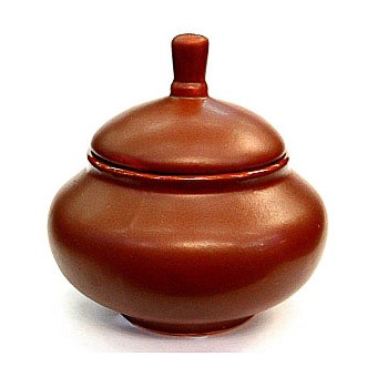 Сахарница керамическая Борисовская керамика 350 мл, цвет коричневый ШЛК00000546 — Городок мастеров
