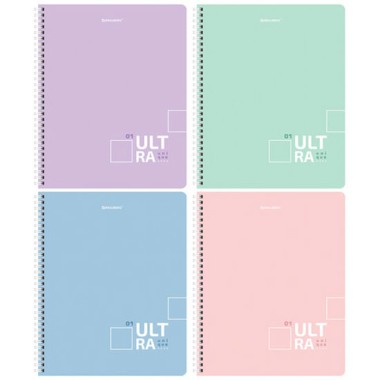 Тетрадь 120л Pastel Tone 4в кл А5 гребень — Городок мастеров