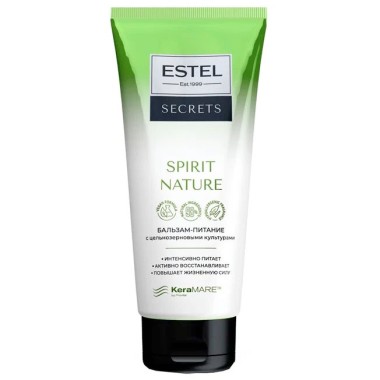 Бальзам для волос Estel Secrets Spirit Nature с цельнозерновыми культурами 200 мл — Городок мастеров