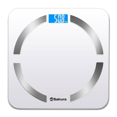 Весы нап эл Sakura SA-5056W 180кг белый — Городок мастеров