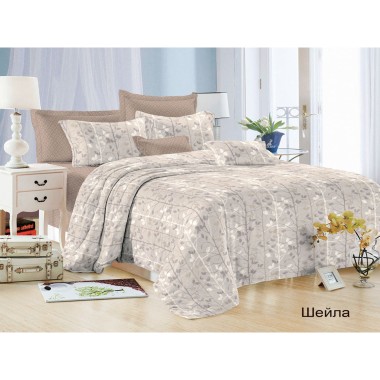 Комплект постельного белья семейный 5-пр МАКО Сатин Satin collection &quot;Шейла&quot; наволочки 70х70 см — Городок мастеров