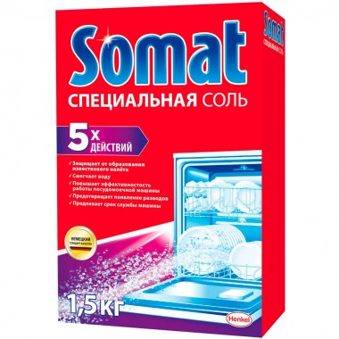 Соль для посудомоечной машины Comat 1500 г — Городок мастеров