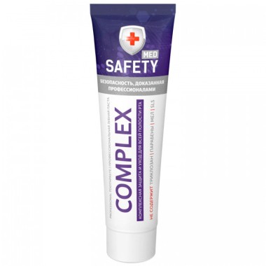 Зубная паста Safety med Комплекс 100 мл — Городок мастеров