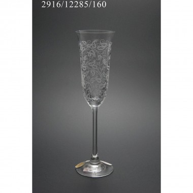 Набор бокалов Гала Диарит для шампанского 160мл 6шт мороз. узор — Городок мастеров