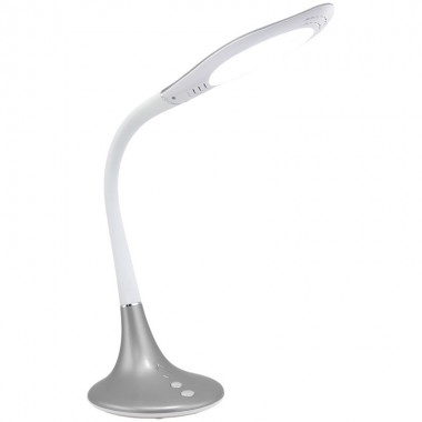 Настольная лампа светодиодная с гибкой стойкой 9W TL-210 Artstyle цвет серебро 52928 — Городок мастеров