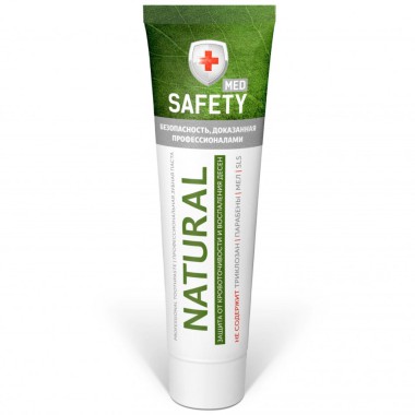 Зубная паста Safety med Natural 100 мл — Городок мастеров