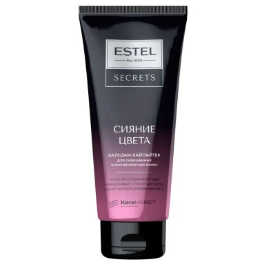 Бальзам для волос Estel Secrets Сияние цвета для окрашенных и мелированных волос 200 мл — Городок мастеров