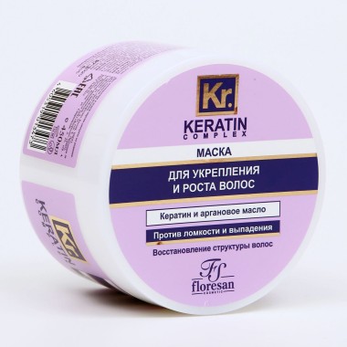 Маска для волос Keratin-Complex &quot;Для укрепления и роста волос&quot; Флоресан 450 мл — Городок мастеров