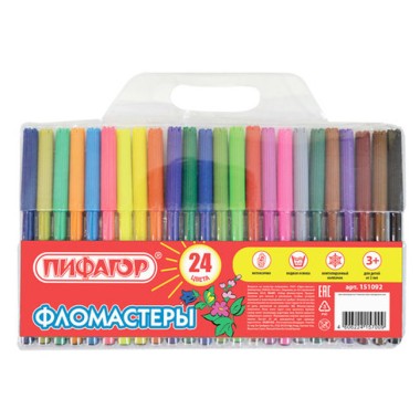Фломастеры 24цв — Городок мастеров