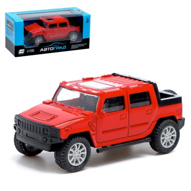 Игрушка машина металлическая Автоград &quot;Пикап&quot; инерционная, масштаб 1:43, цвет красный, 3+ — Городок мастеров