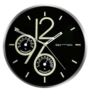 Настенные часы B&amp;S SHC-301 CSP (BL) — Городок мастеров