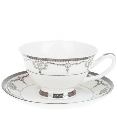 Чайная пара фарфоровая 220 мл &quot;Rochelle&quot; Best Home Porcelain — Городок мастеров